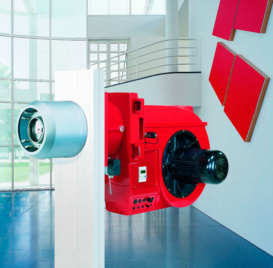 Quemadores Weishaupt, ejecución 3LN (LowNOx), tamaños 30 a 70