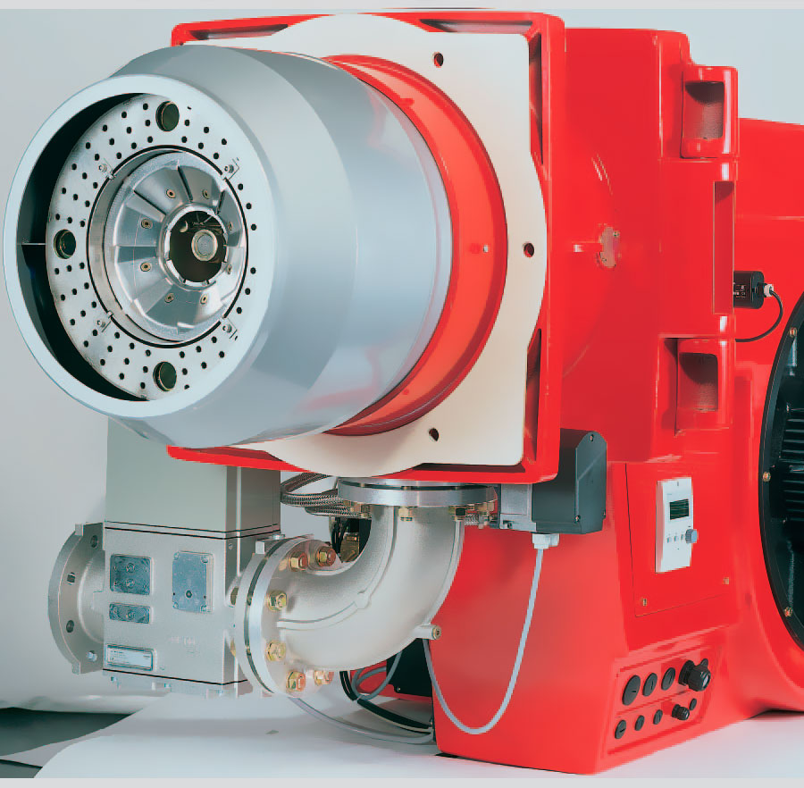 Quemadores Weishaupt combinados ejecución 1LN (LowNOx en funcionamiento con gas) tamaños 30 a 70