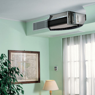 YARDY HP Canalizable de alta presión de impulsión para instalación horizontal ó vertical empotrada